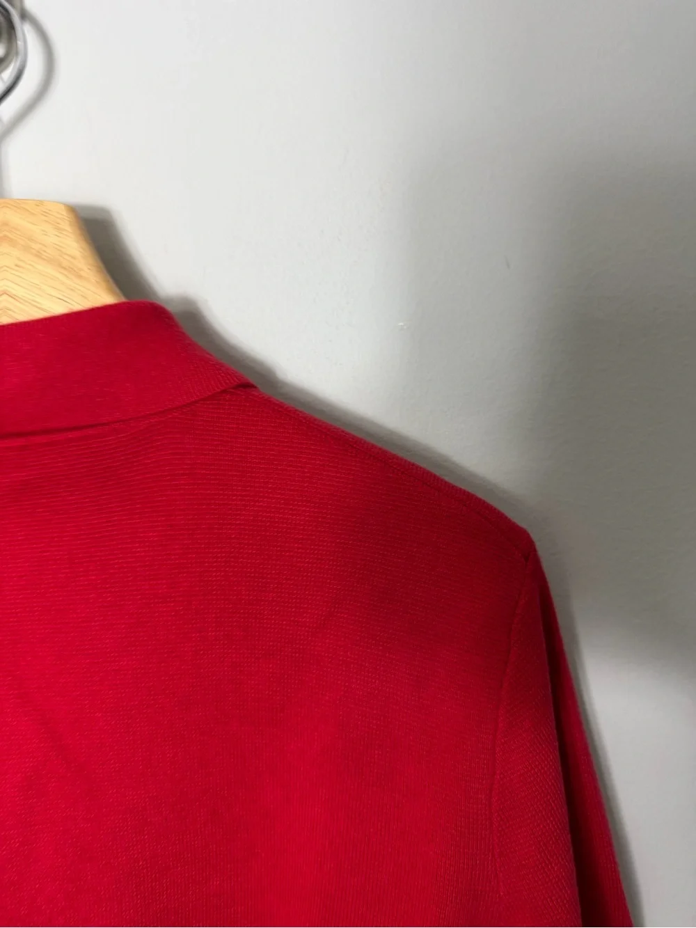 J. Crew Patch Pocket Lady Jacket Cardigan Sweater Red Size Medium *m